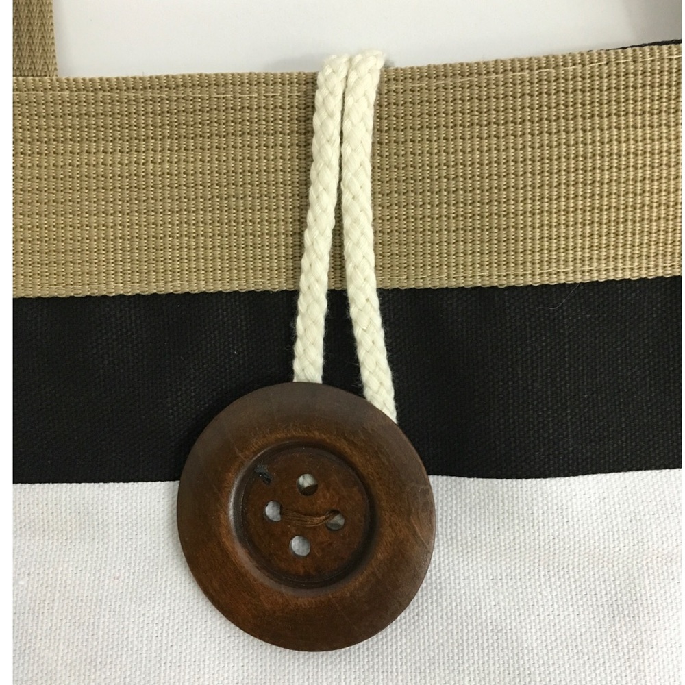 Large Roomy Canvas Tote. NWT - Picture 4 of 6